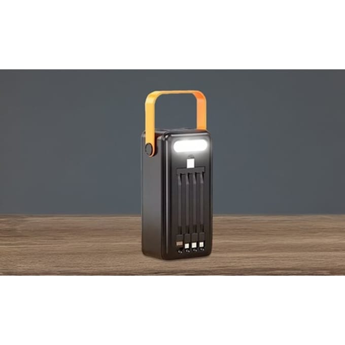 Multifunctionele powerbank van 60000 mAh met 4 usb-poorten