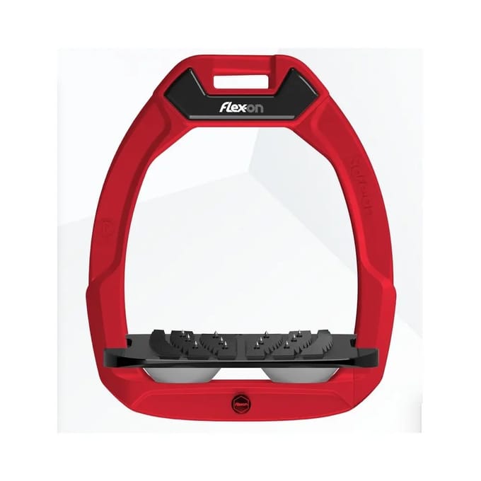 Verstelbare stijgbeugels Grip Rood/Zwart/Grijs Flex-On Green Composite