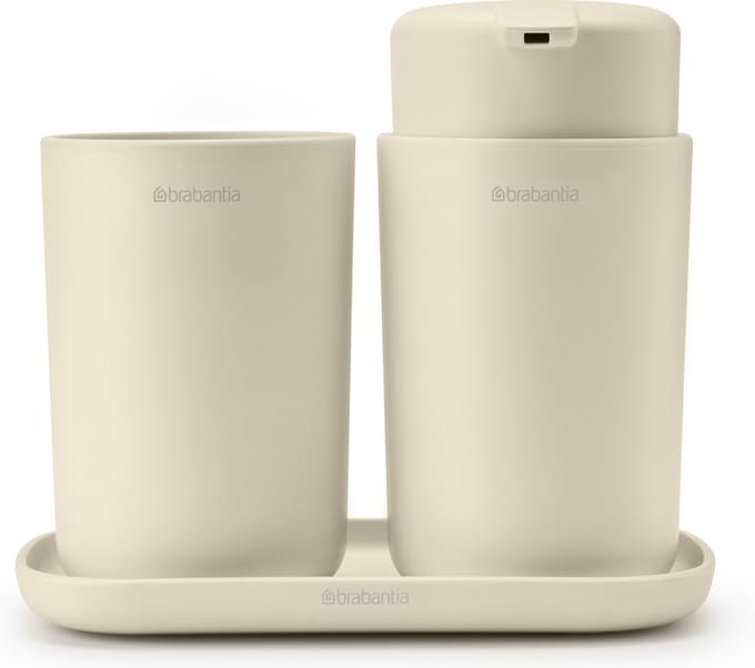Brabantia ReNew Badkameraccessoires Set - 3-delig - Soft Beige