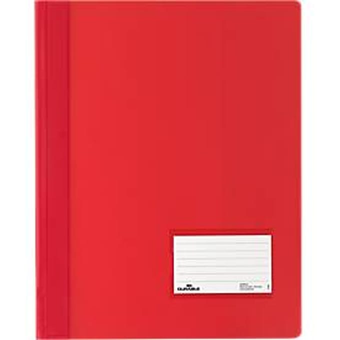 DURABLE Premium presentatiemap, voor A4, hard pvc, 25 stuks, rood