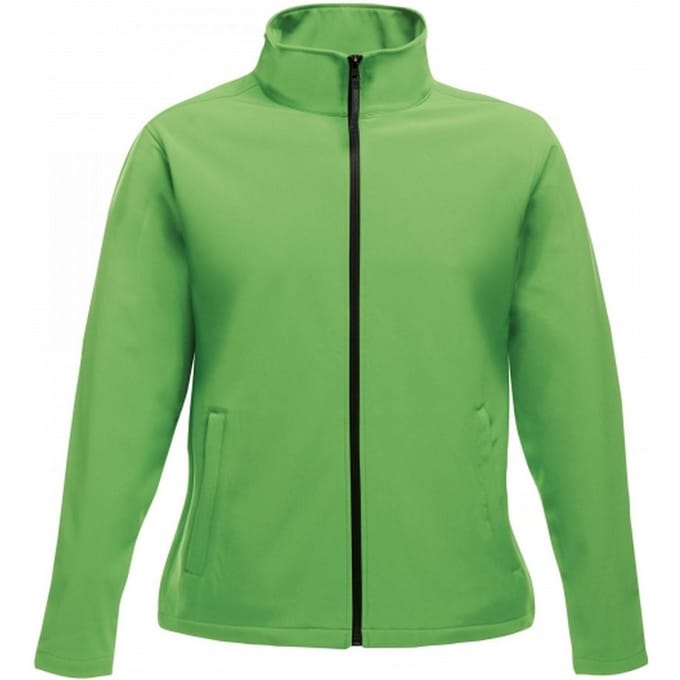 Regatta Dames/Dames Ablaze bedrukbare Soft Shell jas (Extreem groen/zwart)