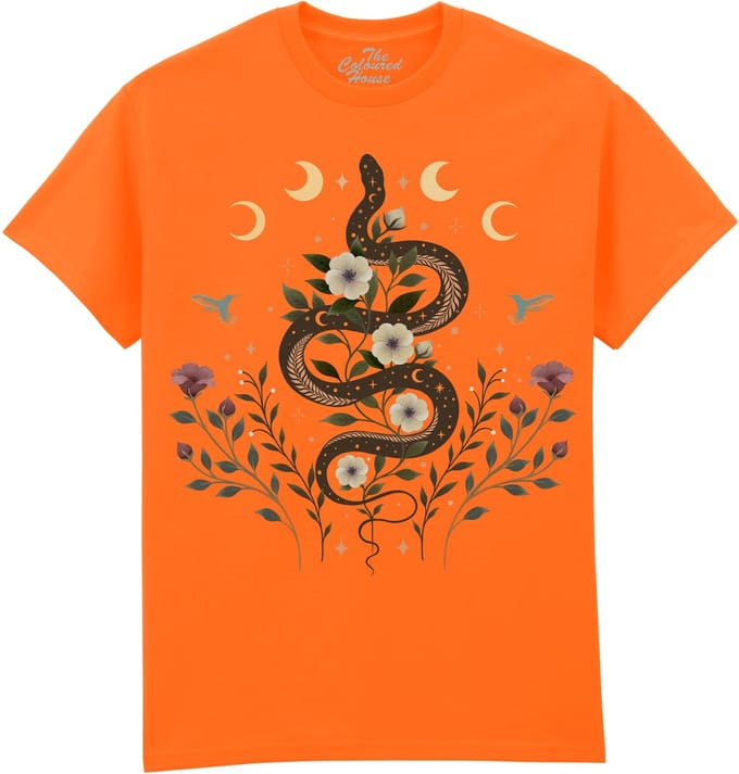 Slang Serpent Spell The Coloured House T-shirt XL