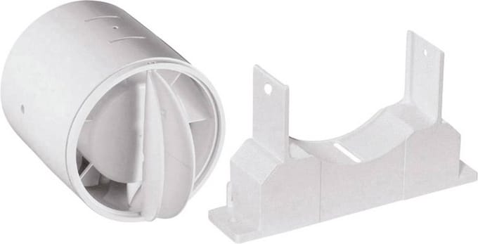 Wallair N40819 Terugstroomklep Geschikt voor buisdiameter: 10 cm Wit
