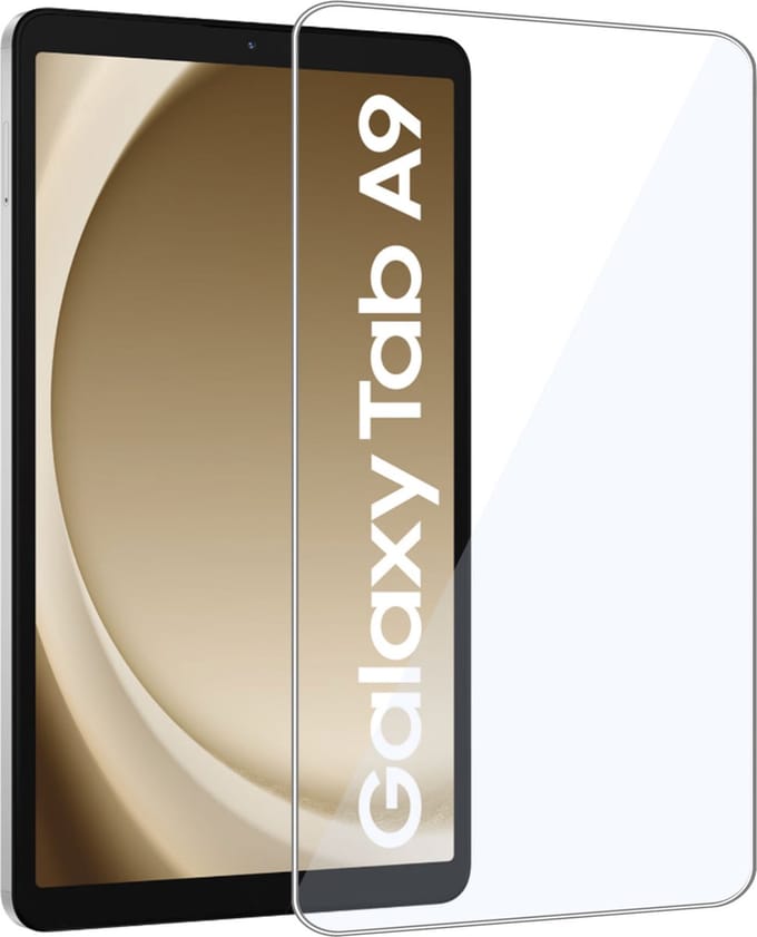 Screenprotector geschikt voor Samsung Galaxy Tab A9 / Tab A11 - Beschermglas - GuardCover