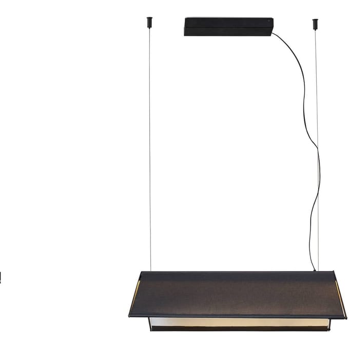 FARO BARCELONA Ludovico Surface LED hanglamp, 60 cm, zwart