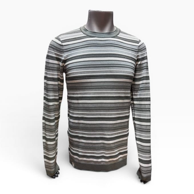 Cast Iron - Trui - Mannen - Groen / Wit - Maat S