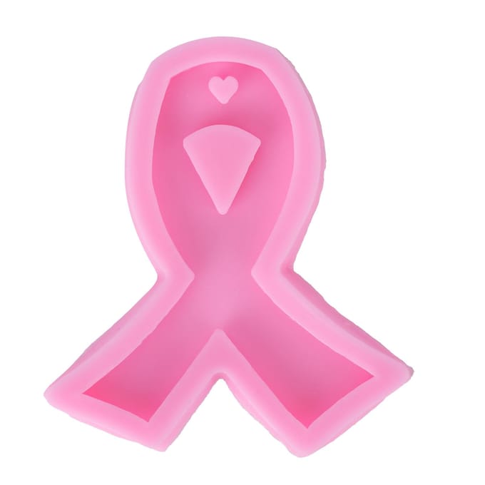 Lintvormige Siliconen Mal Leuke DIY Auto Aroma Diffuser Hanger Mal voor Sleutelhanger Huisbakkerij pink