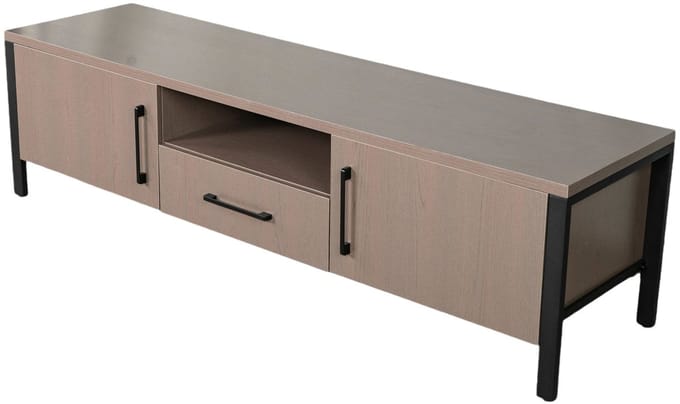 Tv meubel walnoot melamine 170cm Bente tv-meubel