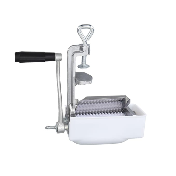 Vleesmalser Machine Aluminiumlegering Handmatig Vleesblokjesmal Malser voor Keuken Restaurants L gray
