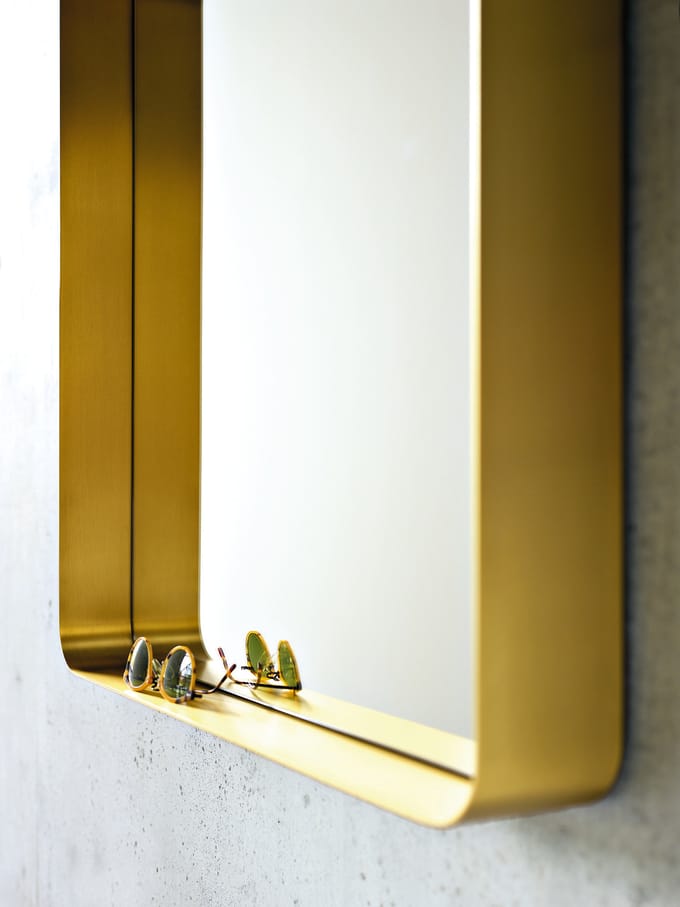 ClassiCon - Cypris spiegel - messing - 70 x 70 cm - goud
