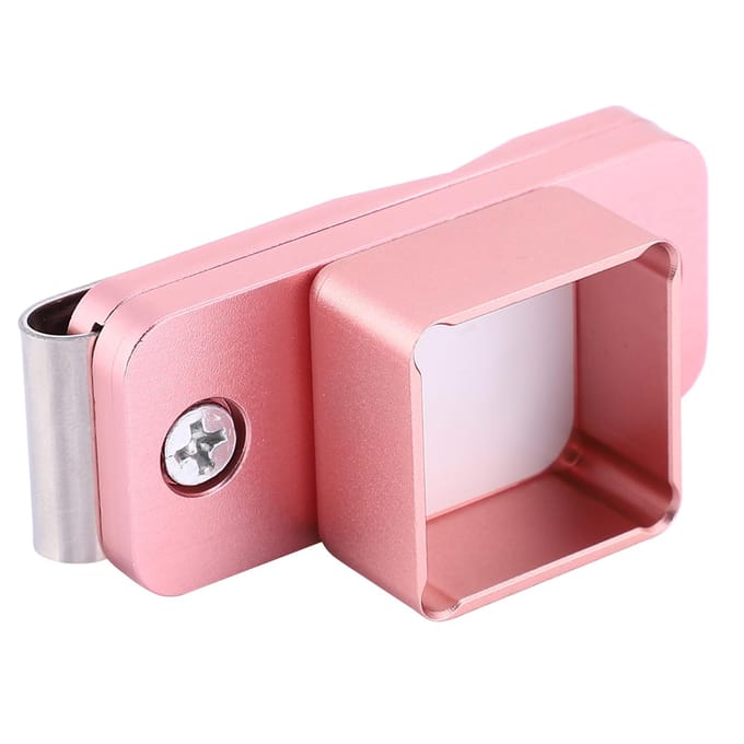 Porte-craie magnétique mini portable en aluminium pour pointe de queue Billard Pool Porte-craies pink