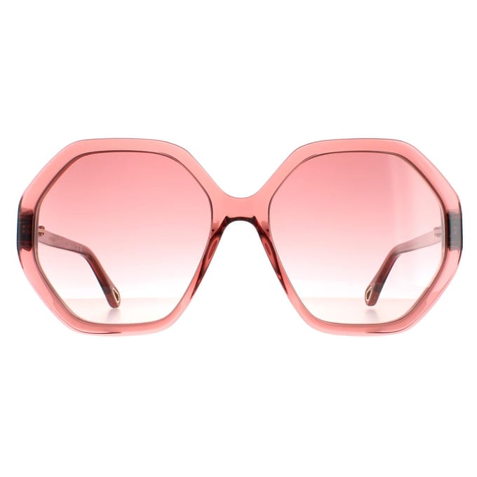 Chloe Round dames roze kristal roze bruine gradiënt ch0008s esther