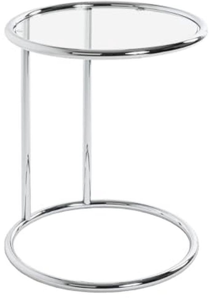 Bijzettafel van Staal en Veiligheidsglas - Modern en Veelzijdig Design