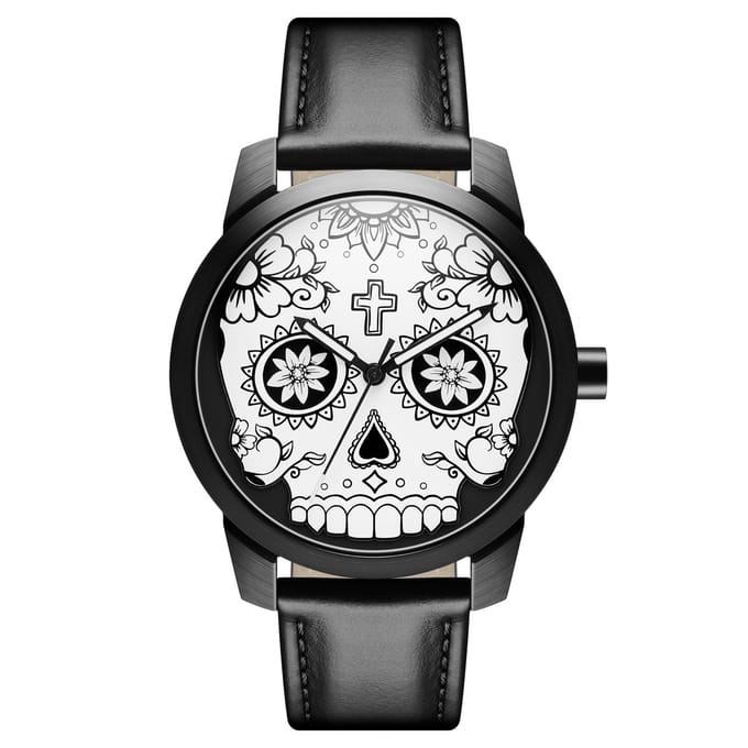 Todos | Dag van de Doden-Horloge met Witte Schedel