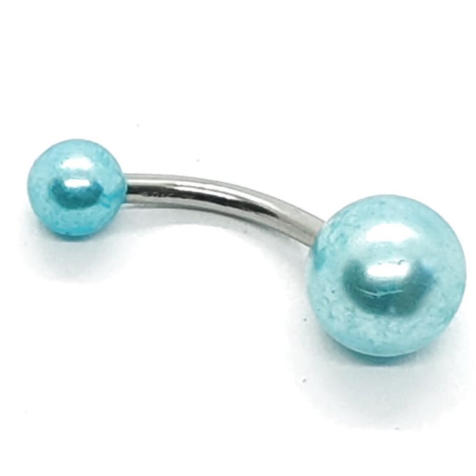 Navel Piercing - Blauw Parel