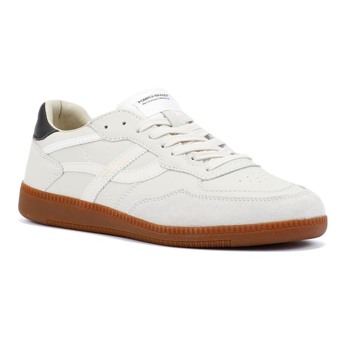 Pompeii Elan Sala Leren Witte Sneakers Voor Heren