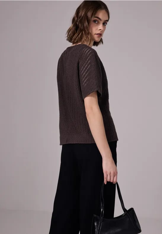 Shirt met structuur