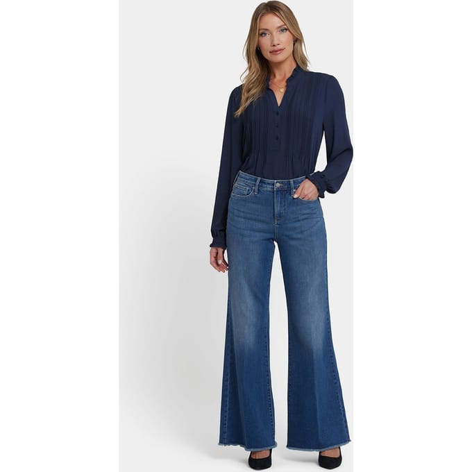 Mia Palazzo Jeans | Romantisch Indigo