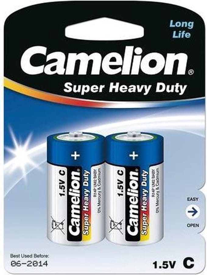 Camelion R14-BP2B Wegwerpbatterij C Zinkchloride
