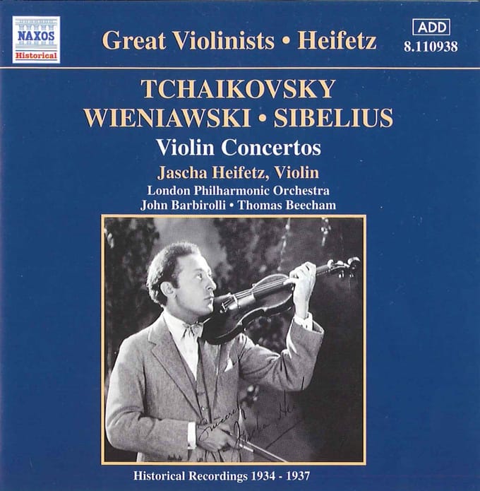 Jascha Heifetz - Violin Concertos (CD)