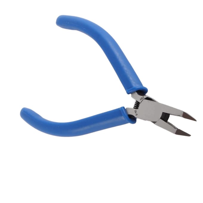 4.5 Inch Tang Micro Flush Kniptang Veerbelast Draadkniptang voor 1.5mm Hars Plastic Koper blue