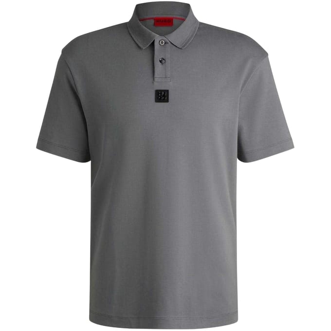 Hugo Mannen Deabono Logo Polo Shirt (Grijs)
