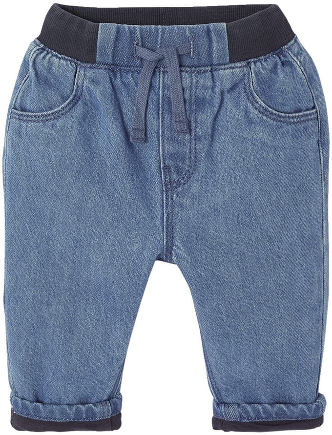 Vertbaudet Jeans voor baby's met voering en elastische taille