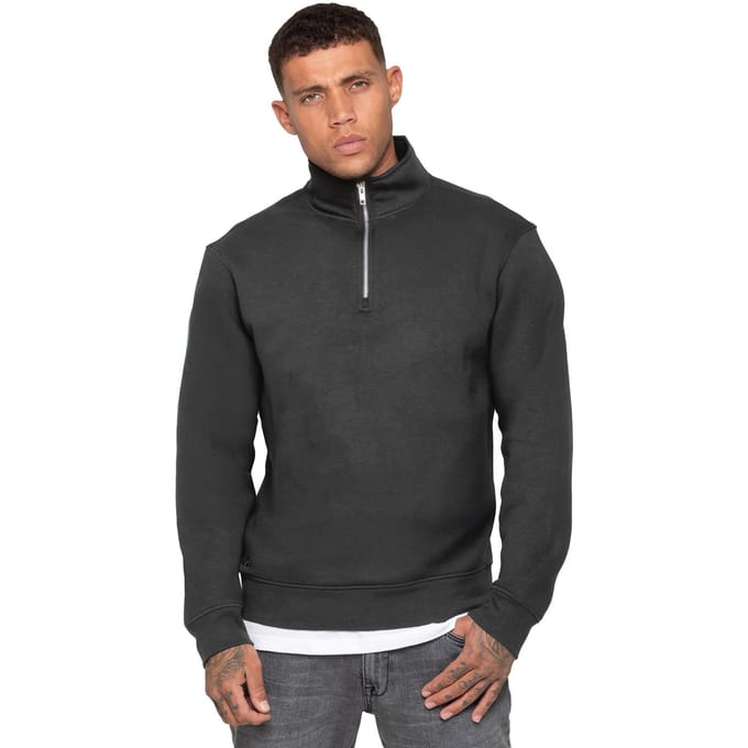 Enzo Milano | Heren Half Zip Sweatshirt