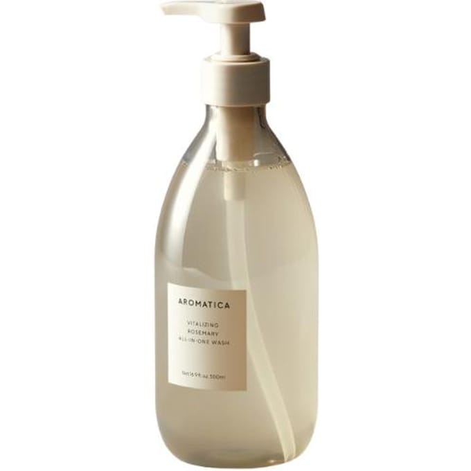 Gel Lavant Vitalisant Romarin Tout-en-Un beige
