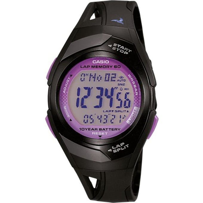 Casio Casio Collection STR-300-1CEG Horloge - Kunststof - Zwart - Ø 35 mm
