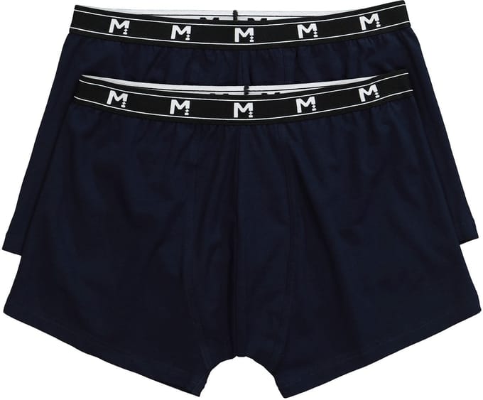 Men Plus - Heren - Heupbroek set van 2 onderbroek - Navy blauw - Maat 8XL