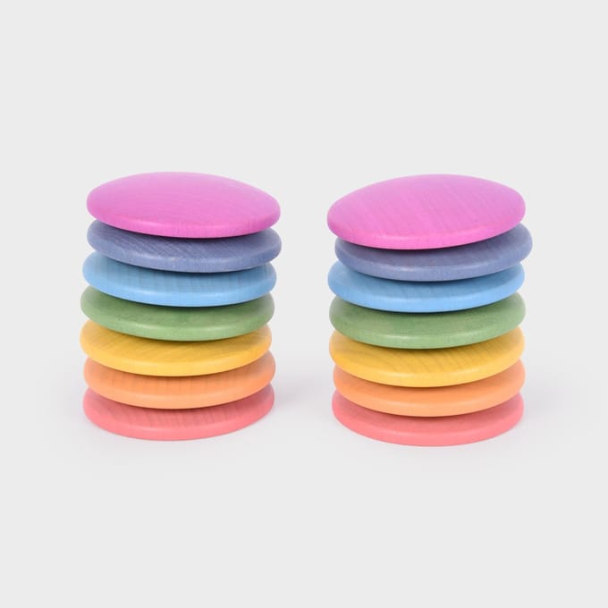 tickit® Regenboog Houten Schijven
