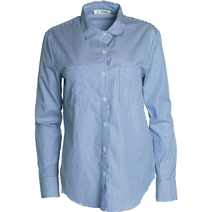 Anine Bing, gestreept shirt in blauw en wit