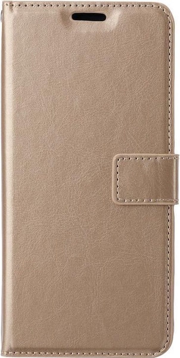Portemonnee Book Case Hoesje Geschikt voor: iPhone 11 -  goud