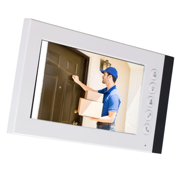 Slimme Video Deurtelefoon 7 Inch Touchscreen IC Kaart Ontgrendeling Nachtzicht Waterdicht Huis Intercom HD