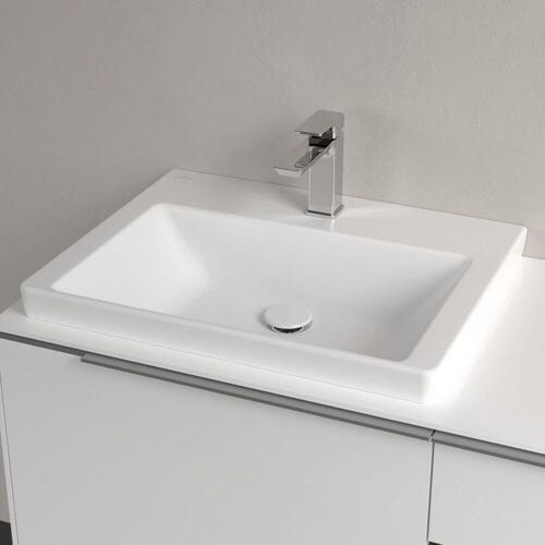 Villeroy & Boch Subway 3.0 cabinet washbasin 60 cm, with 1 tap hole, without overflow, polished underside 4A706L01