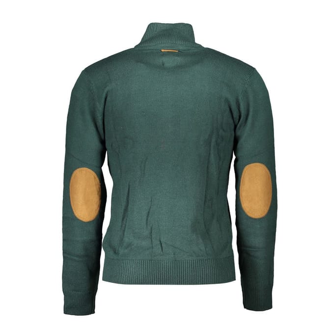 Gianmarco Venturi Groene Katoenen Heren Cardigan