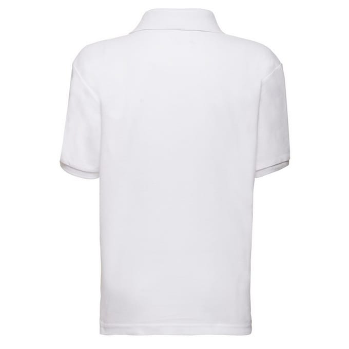 Fruit of the Loom Kinder/Kinder 65/35 Poloshirt (Wit)