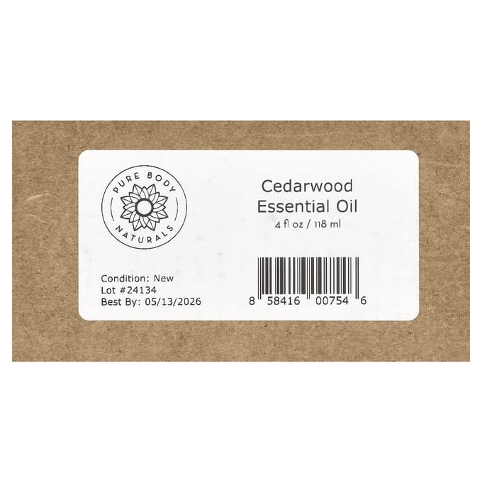 100% Pure Essentiële Olie, Cederhout, 118 ml (4 fl oz)