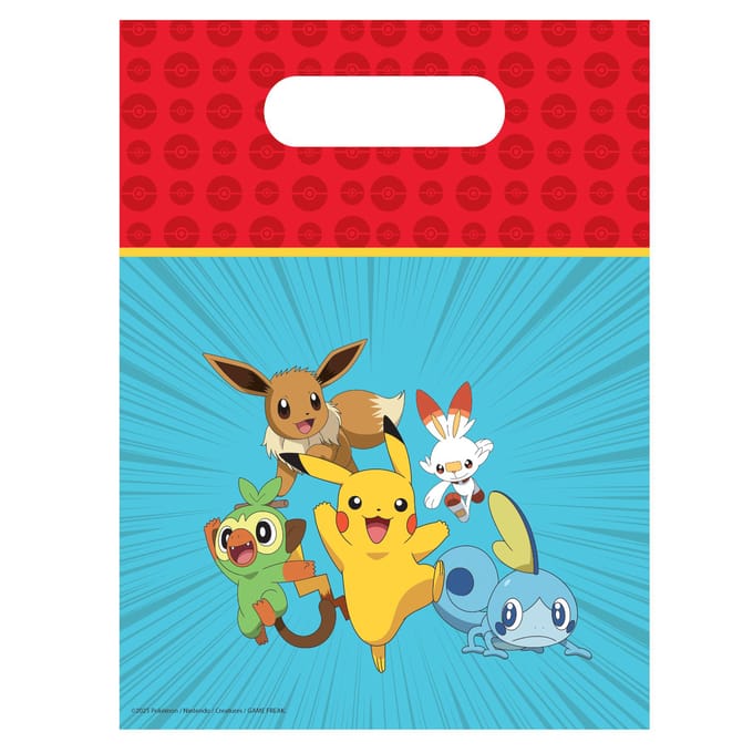 Pokemon Feestzakjes 6 Stuks