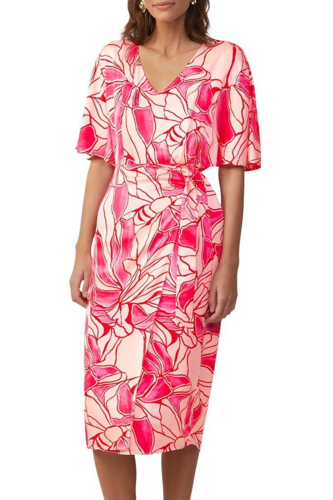 s.Oliver  Dresses Pink Taglia: 38 | Abiti Midi Outlet | Donna | Rosa