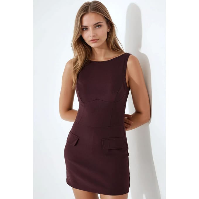 Getailleerde Mini-jurk met Shorts
