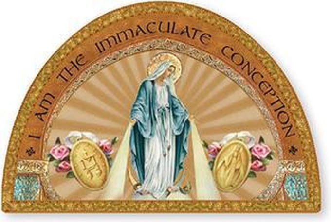 Ikoon op hout Maria Wonderdadige (Immaculate) 33986