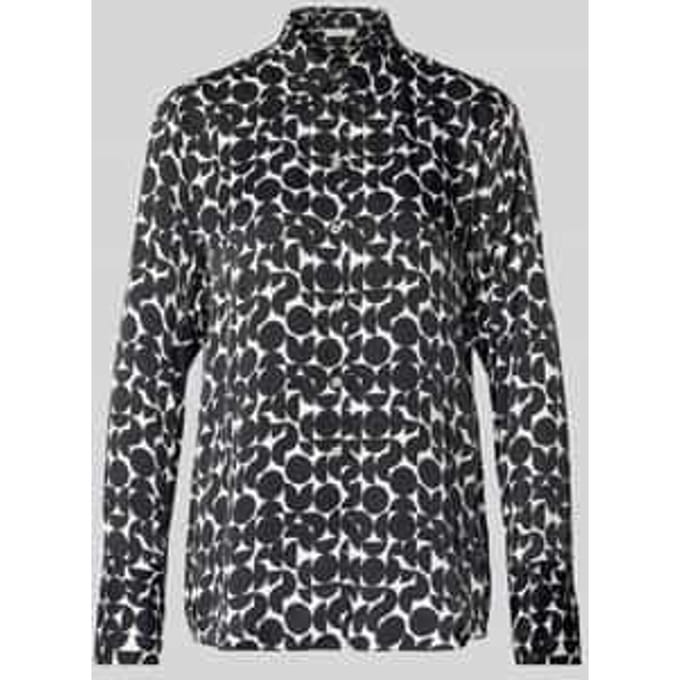 Overhemdblouse met knoopsluiting