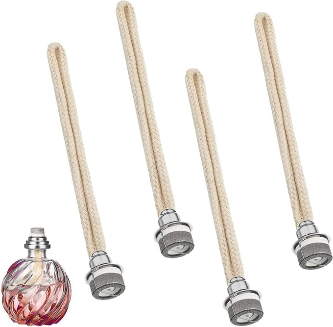 4pcs Catalytic Lamps - Fragrance Oils - Wick 17cm - Aromatherapy - Air Control - voor Thuis