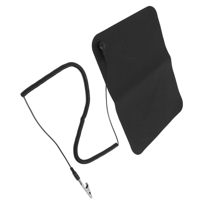 Aardingsmuismat Computeronderdelen Aardingsmat Verminder Statische Elektriciteit 25x30cm black