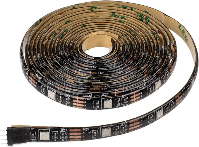 LED Lichtstrip multikleur USB met afstandsbediening 3 meter - Zelfklevend - LED-strip - Lichtsnoer