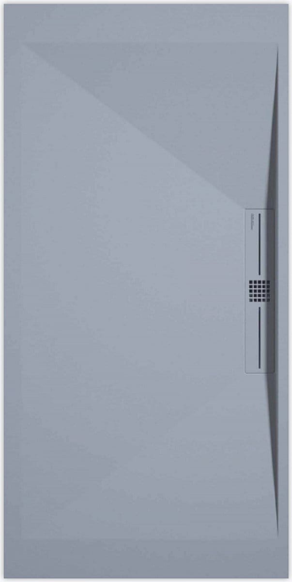 Sanifun douchebak Stone Side Gray Smooth 1000 x 900 P
