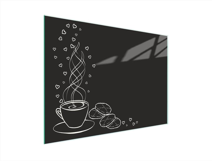 TMK ArtDeko - Snijplank - 40x30 cm - Koffie - Gehard Glas