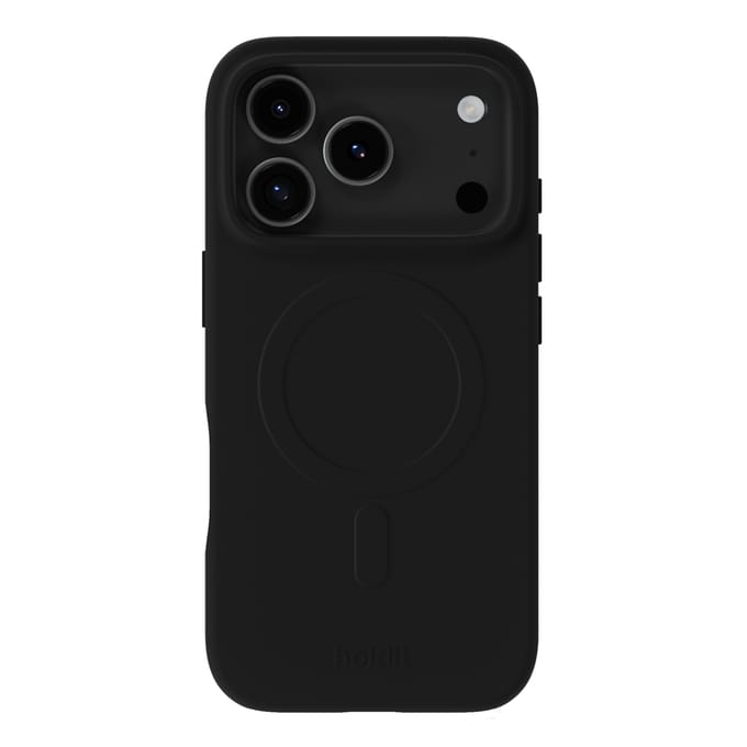 Holdit Soft geschikt voor MagSafe Case geschikt voor iPhone 17 Pro - Zwart